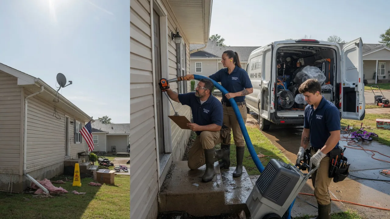 Ceiling Water Damage Restoration in Mathews, VA near me